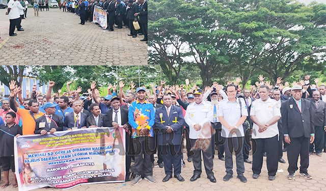 Sambangi Kantor Bupati, 33 GPKAI MD YMNN Minta Pemkab Wujudkan Nilai-nilai Injil di Manokwari