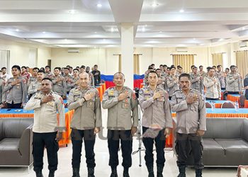 Polda Papua Barat Gelar Rakor Tata Kelola Zoom dan Bimtek Optimalisasi Layanan 110