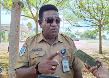 Dishub Papua Barat Mulai Menata Arus Lalu Lintas di Areal Terminal Pasar Wosi