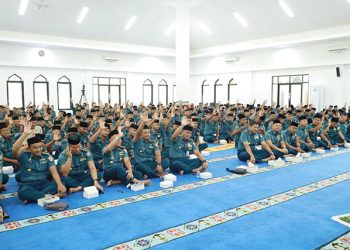 Peringatan Tahun Baru Islam 1447 H Serentak via Vicon, Pangkoarmada III Ajak Prajurit Maknai Hijrah dan Jaga Amanah