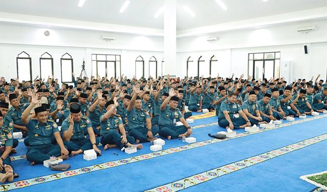 Peringatan Tahun Baru Islam 1447 H Serentak via Vicon, Pangkoarmada III Ajak Prajurit Maknai Hijrah dan Jaga Amanah