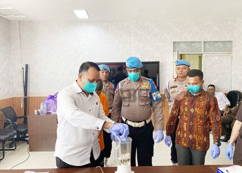 DitresnarkobaPolda Papua Barat MusnahkanNarkotika JenisShabu