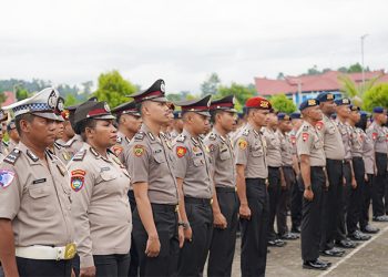 Terhitung Hari Ini, Sebanyak 263 Personel di Polda Papua Barat Dapat Kenaikan Pangkat