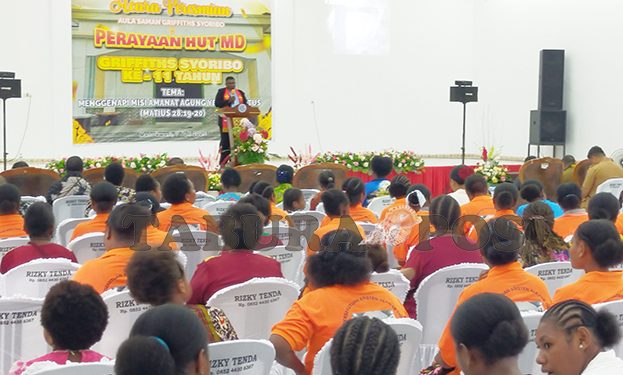 Bupati Manokwari Resmikan Aula Saman GPKAI MD Griffiths Syoribo