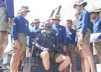 Dislambair Koarmada III Gelar Latihan Penyelaman Semi Close Circuit Tingkatkan Profesionalisme Prajurit