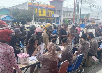 72 Kendaraan Terjaring Razia di Jl. Trikora, Wosi