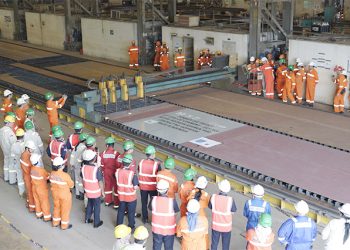 Upacara Pemotongan Besi, Menandai Dimulainya Proyek Tangguh UCC