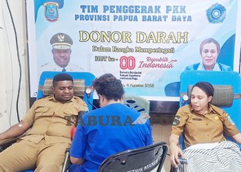 Sambut HUT RI Ke-80, PKK PBD Gelar Donor Darah & Canangkan Bulan Vitamin A