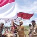 Perdana, Pemkab Mansel Kolaborasi dengan TNI-Polri Laksanakan Kirab Bendera Merah Putih Sejauh 50 Km