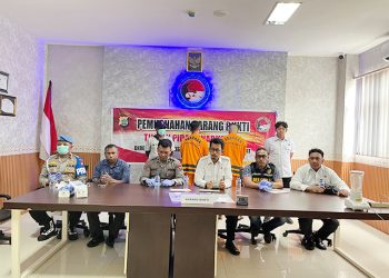 Musnahkan Barbuk, Polda Papua Barat Blender Narkoba Jenis Sabu Sebanyak 34,16 Gram