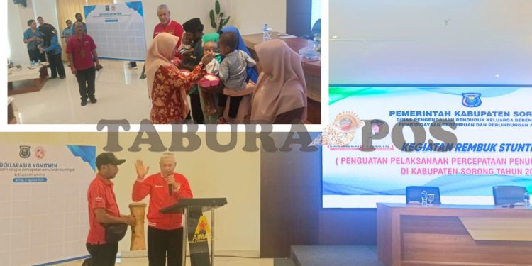 Pemkab Sorong Gelar Rembuk Stunting untuk Percepat Penurunan Angka Stunting di 2025