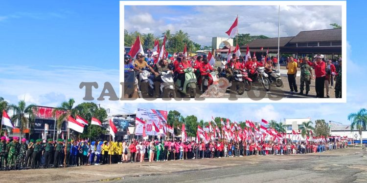 Kabupaten Sorong Canangkan Pengibaran 6.000 Bendera Merah Putih Sambut HUT ke-80 RI