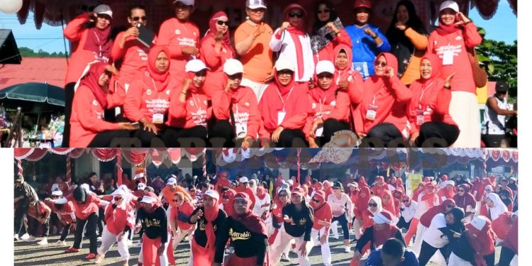 Perdana Digelar, Senam Keberagaman Nusantara dan Kuliner Langsung Tarik Antusias Warga Manokwari
