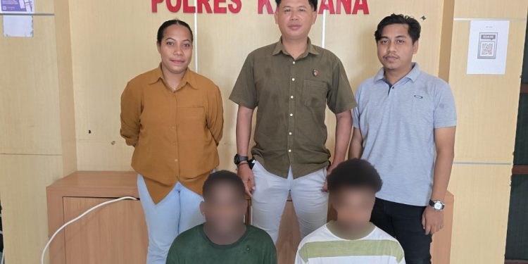 Unit PPA Sat Reskrim Polres Kaimana amankan 2 Pelaku Pemerkosaan di Lobo