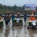 Hadiri Penanaman Padi Serentak di Oransbari, Kapolres Mansel Siap Dukung Program Ketahanan Pangan