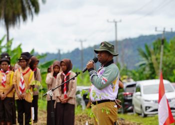 Wakapolda Papua Barat Hadiri Penanaman Pohon dan Pencanangan Bulan Bakti Pramuka