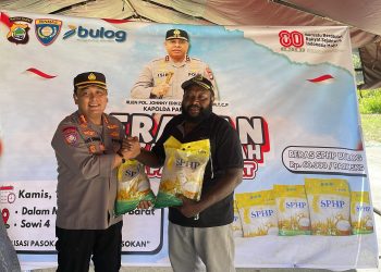 Direktorat Binmas Polda Papua Barat Laksanakan Gerakan Pangan Murah