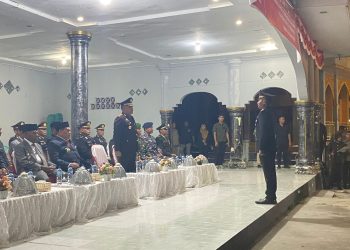 Polres Fakfak Gelar Upacara Taptu dan Pawai Obor Peringati HUT ke-80 Kemerdekaan RI