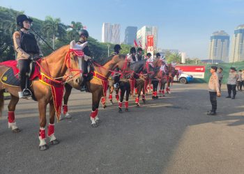 Polri Kerahkan Pasukan Berkuda Turangga untuk Amankan HUT RI ke-80