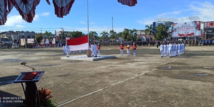 Upacara HUT ke-80 Republik Indonesia di Kabupaten Sorong Berlangsung Khidmat