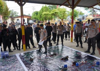 Kapolda Papua Barat Pimpin Tactical Floor Game, Perkuat Kesiapsiagaan Personel