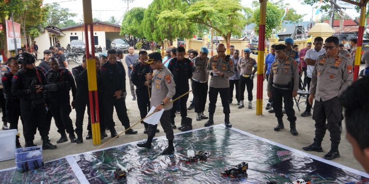 Kapolda Papua Barat Pimpin Tactical Floor Game, Perkuat Kesiapsiagaan Personel