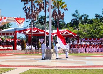 Pemprov Papua Barat Gelar Upacara Bendera HUT Kemerdekaan RI Ke-80