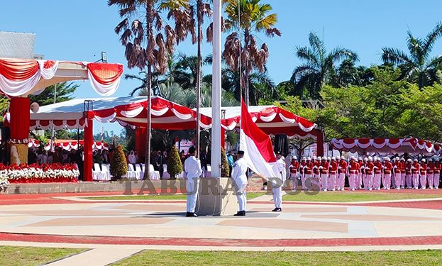 Pemprov Papua Barat Gelar Upacara Bendera HUT Kemerdekaan RI Ke-80