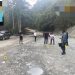 Satgas Damai Cartenz Olah TKP Penyerangan Dua Anggota Brimob Nabire