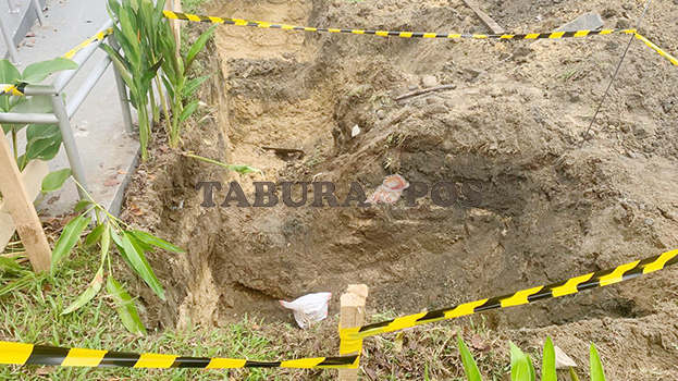 Operator Excavator Temukan Benda yang Diduga Bom Peninggalan Perang Dunia II