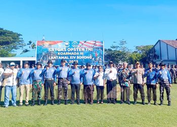 Dilaksanakan di Pulau Raam, Satgas Opster 2025 Sasar Renovasi RTLH Hingga Fasilitas Publik