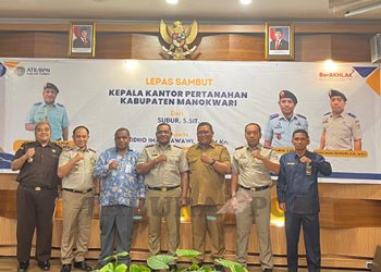 Dipimpin Kepala Baru, Kantor Pertanahan Manokwari Diminta Sinergi, Kolaborasi Tingkatkan Pelayanan