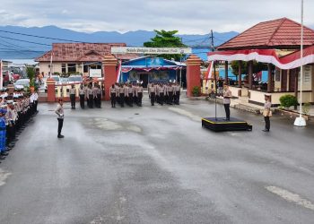 Polresta Manokwari Gelar Upacara Hari Juang Polri