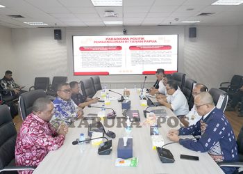 Bertemu Dirjen Prasarana Strategis Kementerian PU, Bupati Dorong 3 Pembangunan di Manokwari