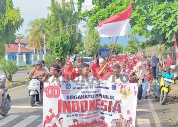 SDN 05 Sanggeng Tanamkan Semangat Cinta Tanah Air Kepada Peserta Didiknya