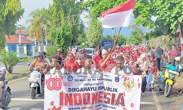 SDN 05 Sanggeng Tanamkan Semangat Cinta Tanah Air Kepada Peserta Didiknya