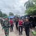 Personel Polda Papua Barat Gelar Patroli Skala Besar di Pasar Sanggeng