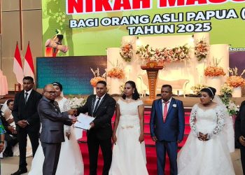 Pemkot Sorong Sponsori Pernikahan 50 Pasang Pengantin OAP Melalui Program Nikah Massal