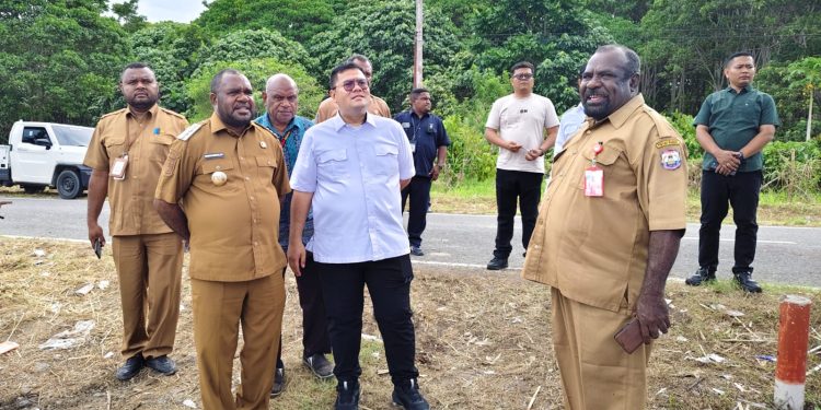 Bupati Mansel dan Rombongan Tinjau Kesiapan Lokasi Kunker Wamen Transmigrasi