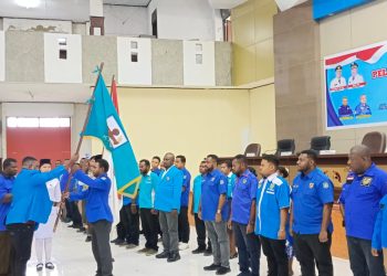 Titus Johans Paa Resmi Nahkodai KNPI Sorong Periode 2025-2028