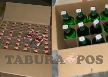 Timsus Ditresnarkoba Polda PB Ringkus 2 Tersangka Pengoplos Miras, Ribuan Botol Siap Edar Diamankan