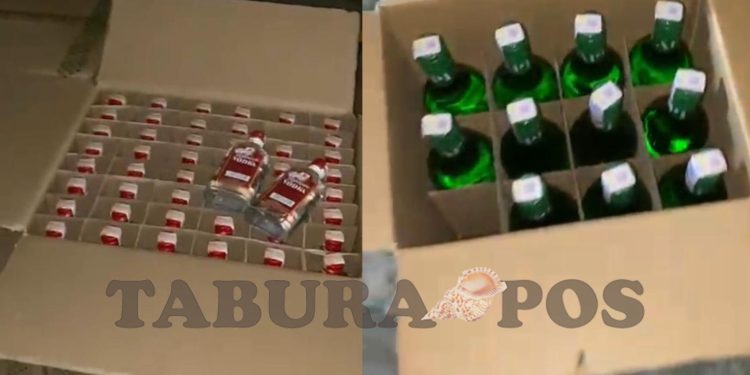 Timsus Ditresnarkoba Polda PB Ringkus 2 Tersangka Pengoplos Miras, Ribuan Botol Siap Edar Diamankan