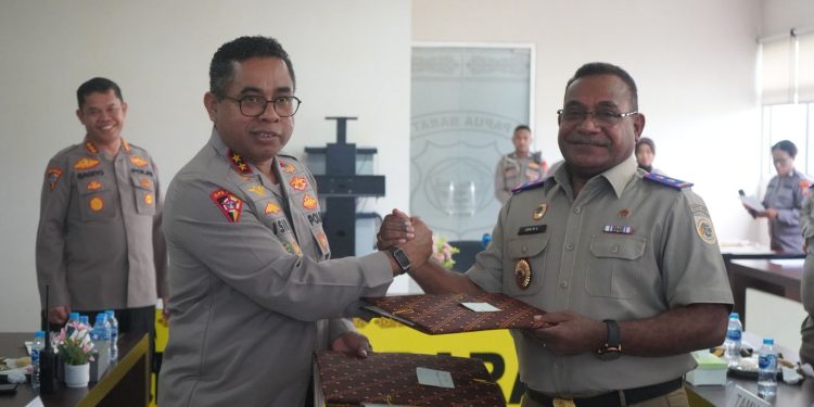 Polda Papua Barat dan BNPPB Tandatangani MoU Kerja Sama