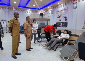 Sambut HSN, BPS Gelar Gerakan Pangan Murah dan Donor Darah