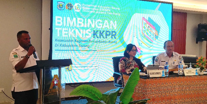 Bimtek KKPR 2025, Upaya Pemkab Sorong Dorong Tata Ruang yang Berkelanjutan