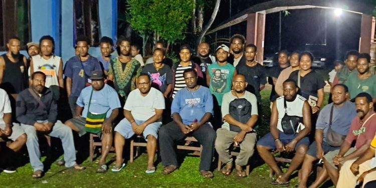 Aloysius dan Ivensius Optimis Mubes I Kerukunan Masyarakat Papua Pengunungan -Tengah Berjalan Sukses