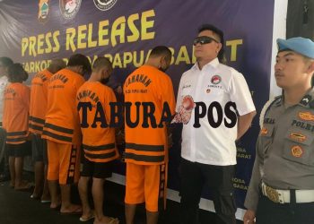 Ditresnarkoba Polda Papua Barat Berhasil Ungkap Kasus Ganja, BB 840,82 Gram