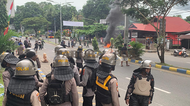 Kericuhan Terjadi di Kota Manokwari Diduga ‘Rentetan’ Peristiwa di Sorong