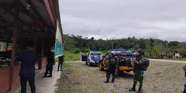 Antisipasi Seruan Aksi Nasional dan Papua Raya Polres Tambrauw Gelar Patroli Gabungan