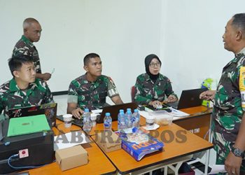Antisipasi Darurat Banjir, Kodam XVIII/ Kasuari Gelar Latihan Penanggulangan Bencana di Makorem 181/PVT